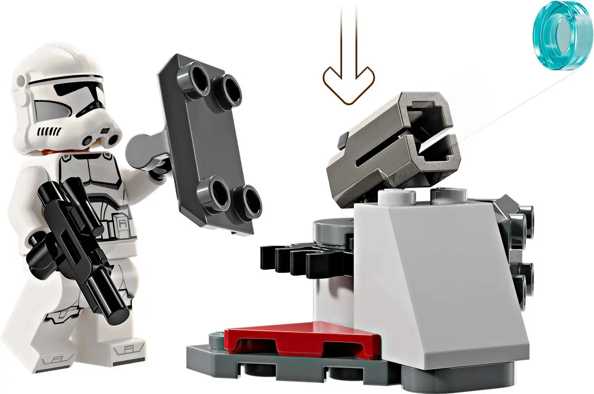 LEGO Star Wars 75372 Clone Trooper & Battle Droid Battle Pack set, image 4