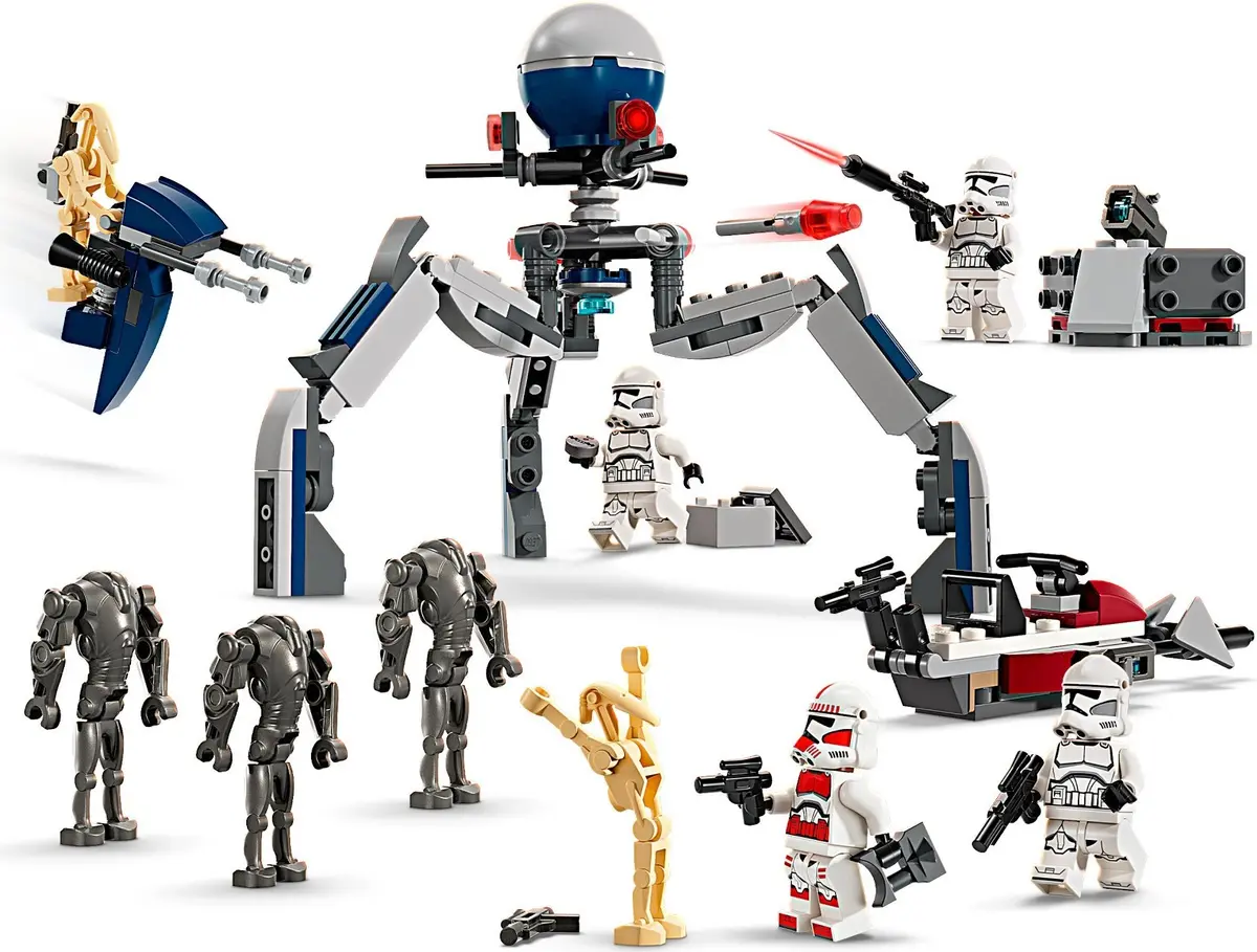 LEGO Star Wars 75372 Clone Trooper & Battle Droid Battle Pack set, image 3