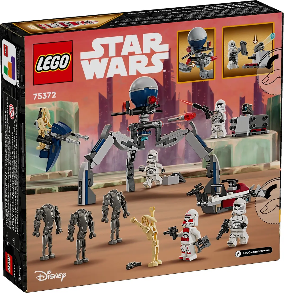 LEGO Star Wars 75372 Clone Trooper & Battle Droid Battle Pack set, image 6