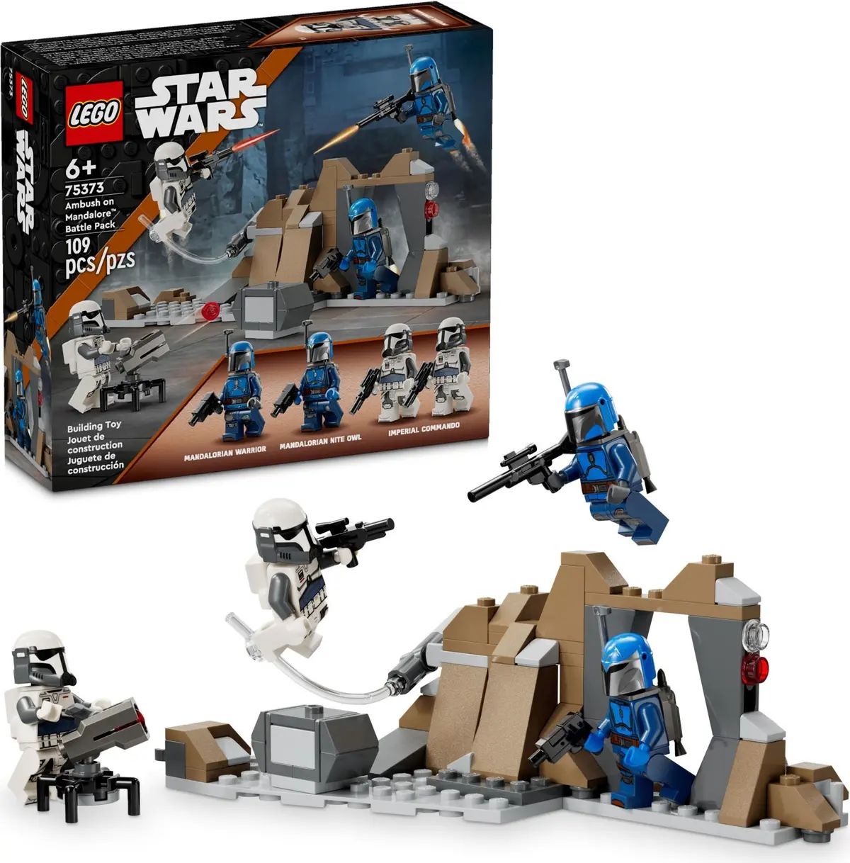 LEGO Star Wars 75373 Ambush on Mandalore Battle Pack set, image 5
