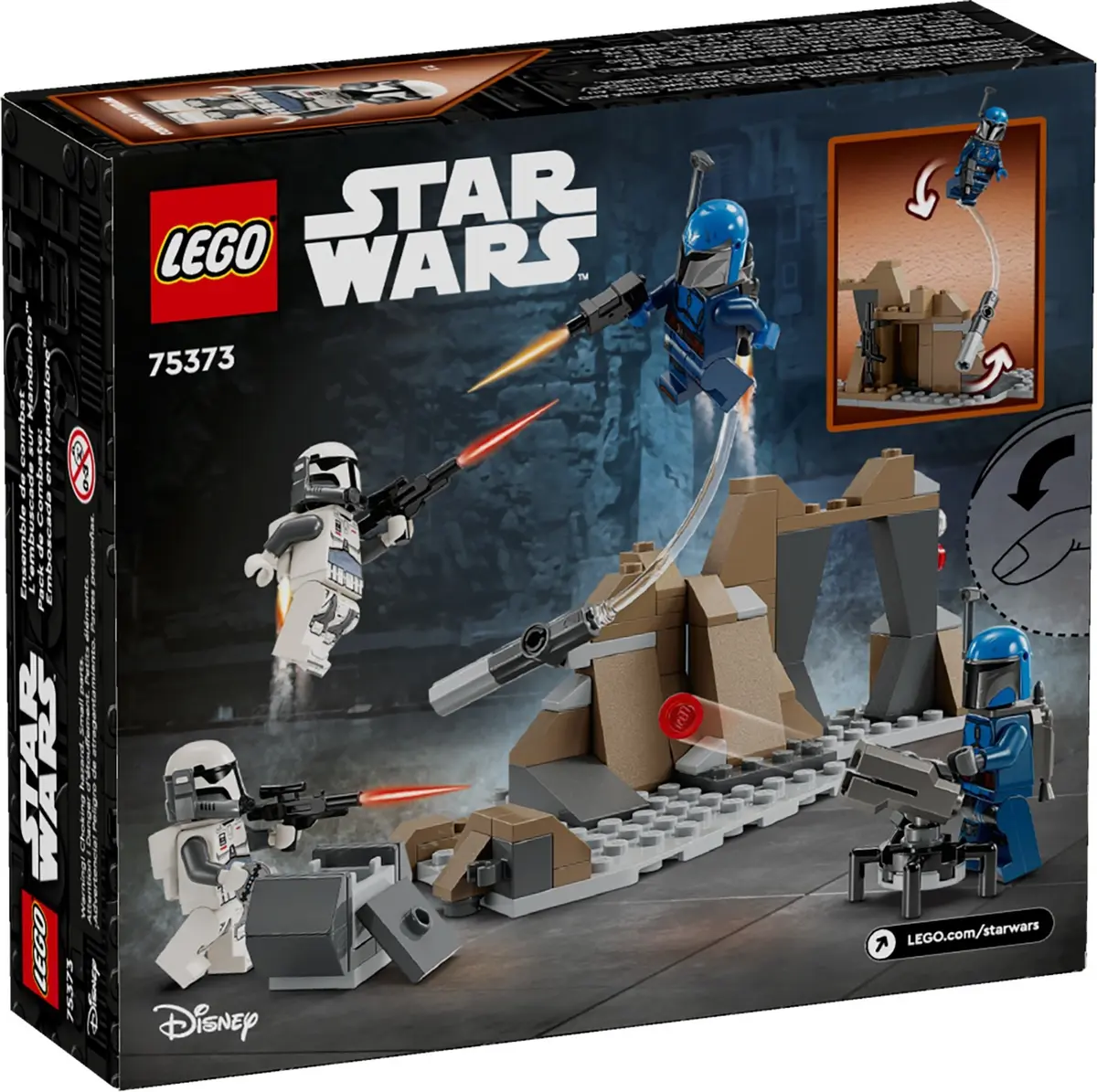 LEGO Star Wars 75373 Ambush on Mandalore Battle Pack set, image 4