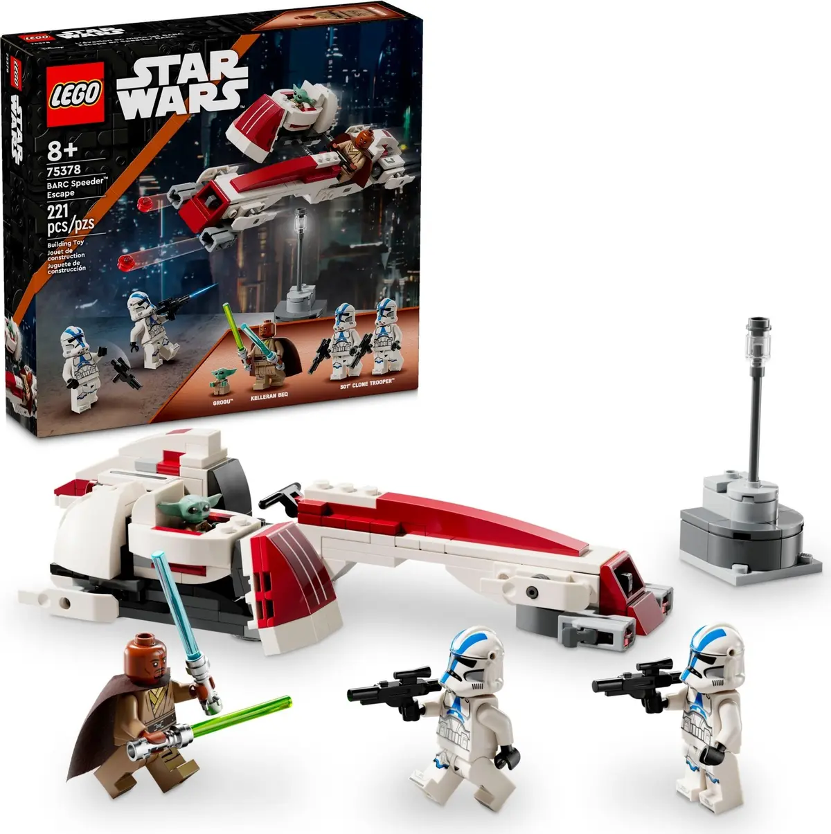 LEGO Star Wars 75378 BARC Speeder Escape set, image 9
