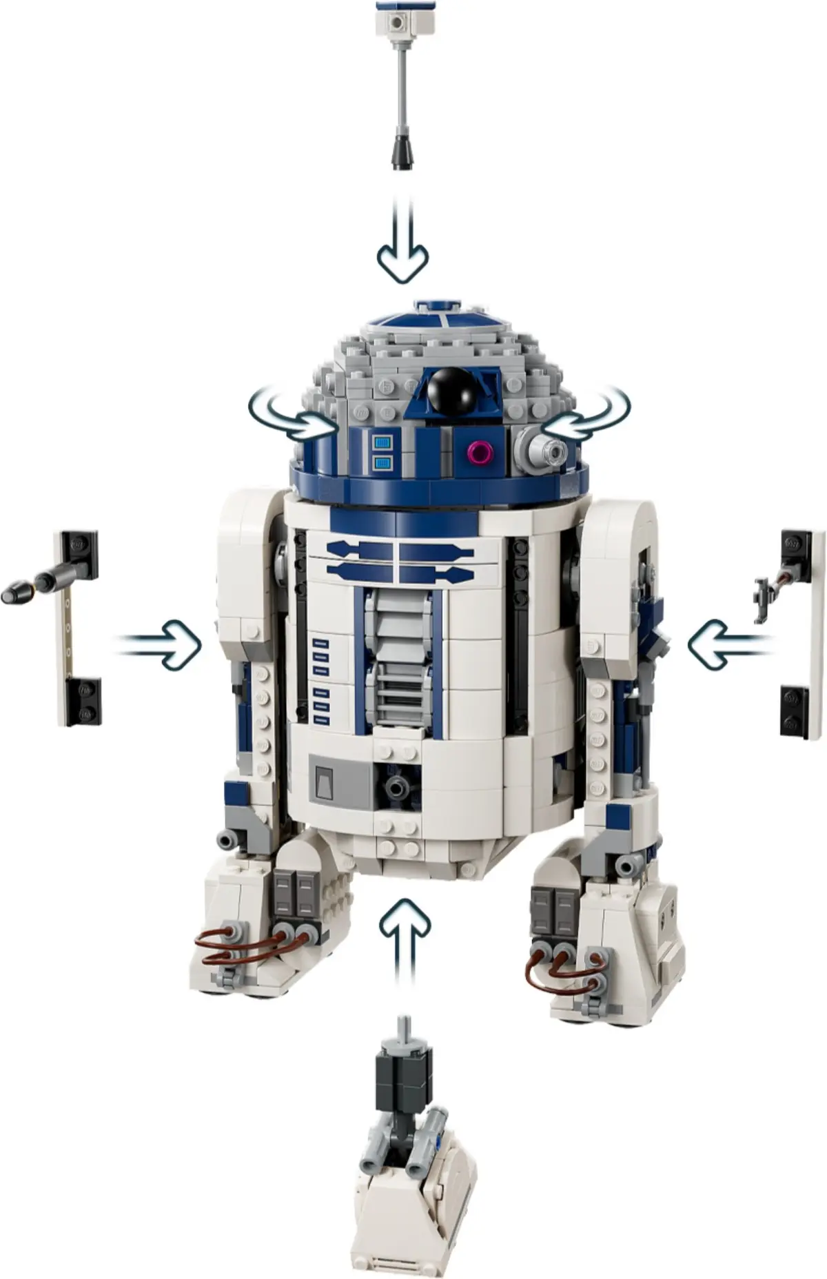 LEGO Star Wars 75379 R2-D2 set, image 4