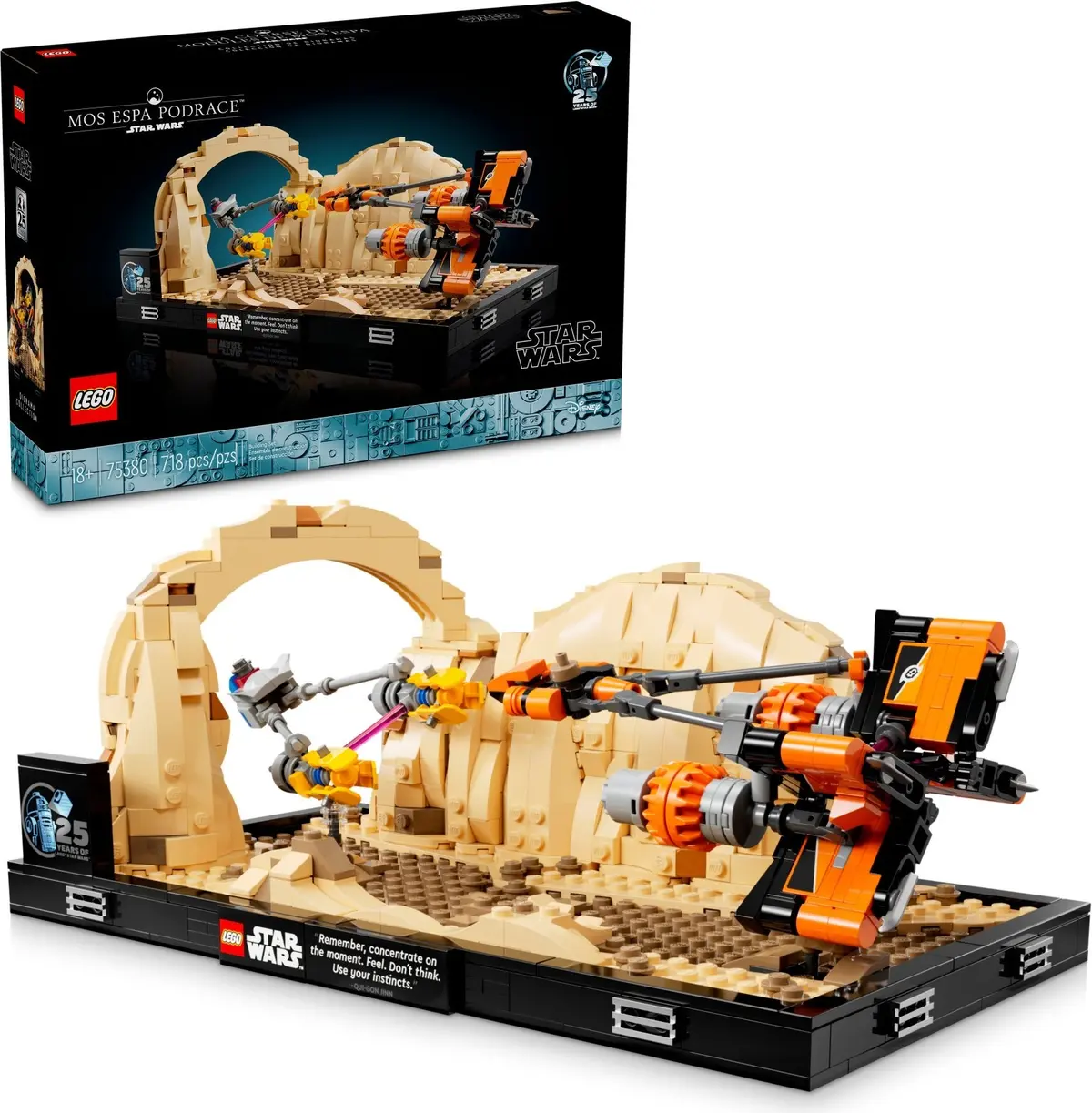 LEGO Star Wars 75380 Mos Espa Podrace Diorama set, image 5