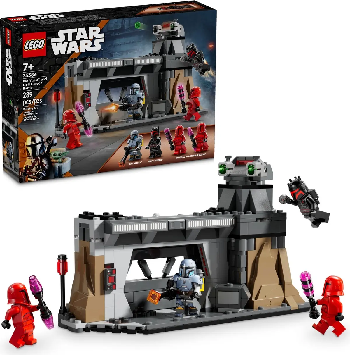 LEGO Star Wars 75386 Paz Vizsla and Moff Gideon Battle set, image 7