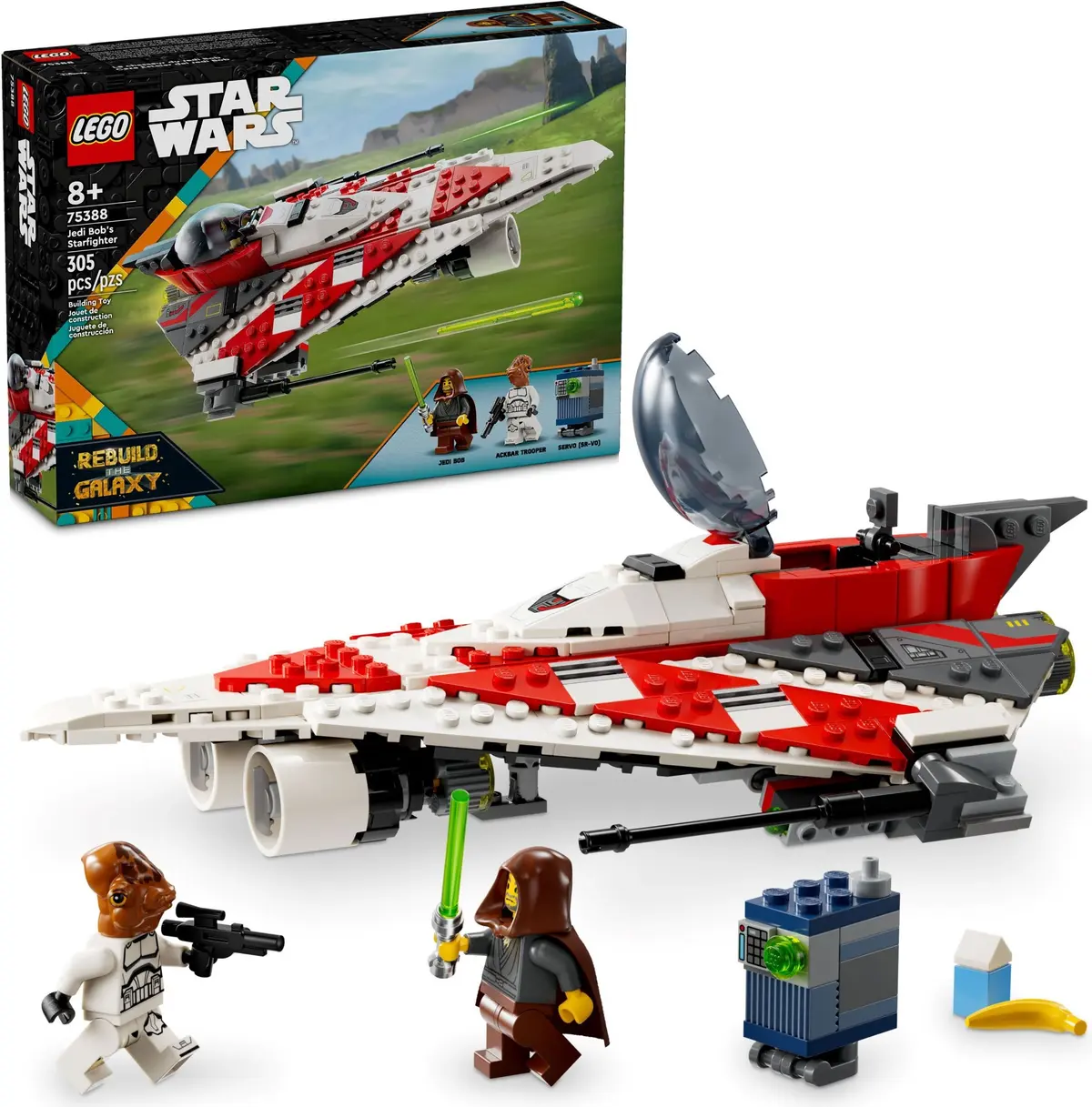 LEGO Star Wars 75388 Jedi Bob's Starfighter set, image 3