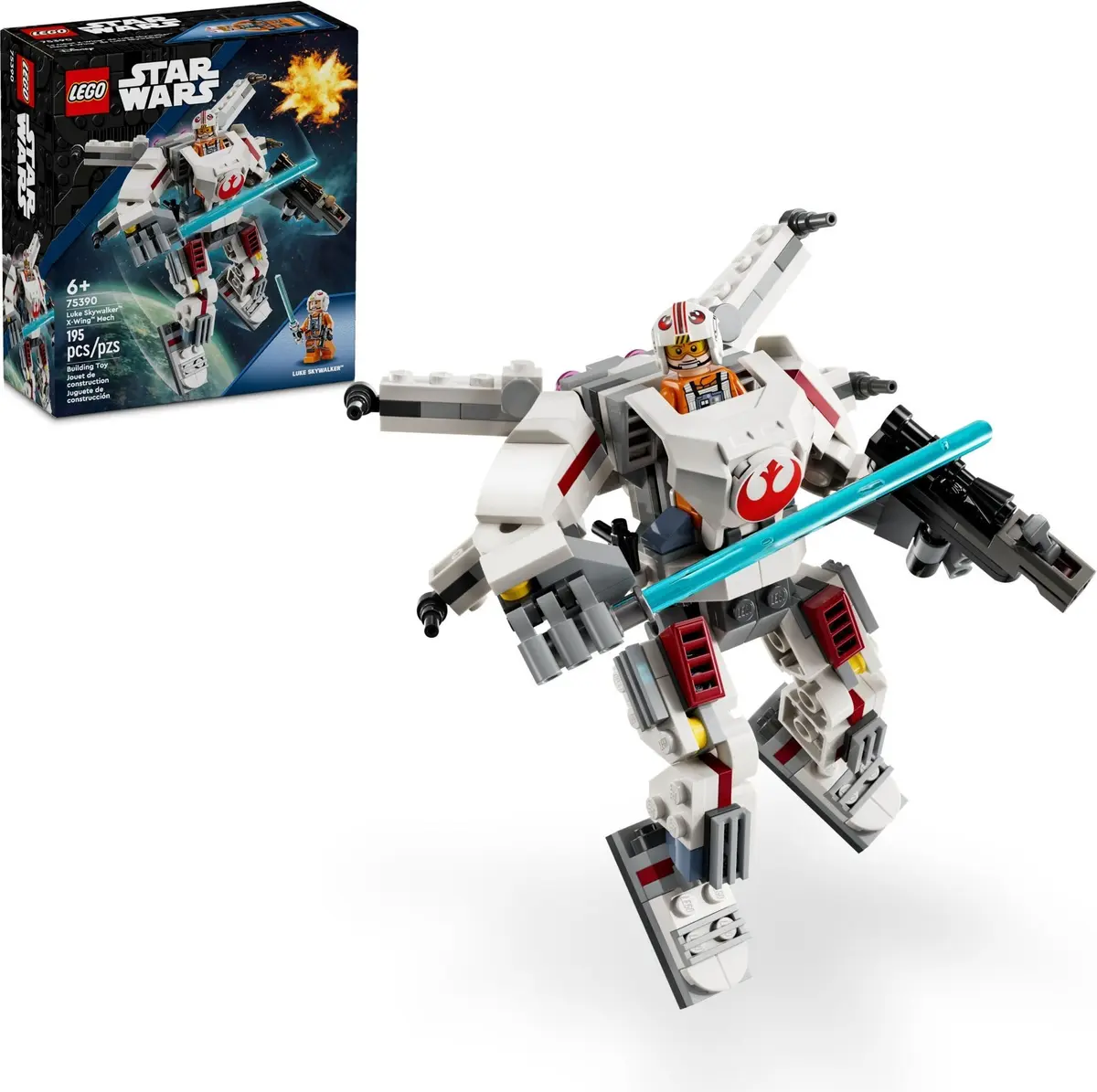 LEGO Star Wars 75390 Luke Skywalker X-wing Mech set, image 5