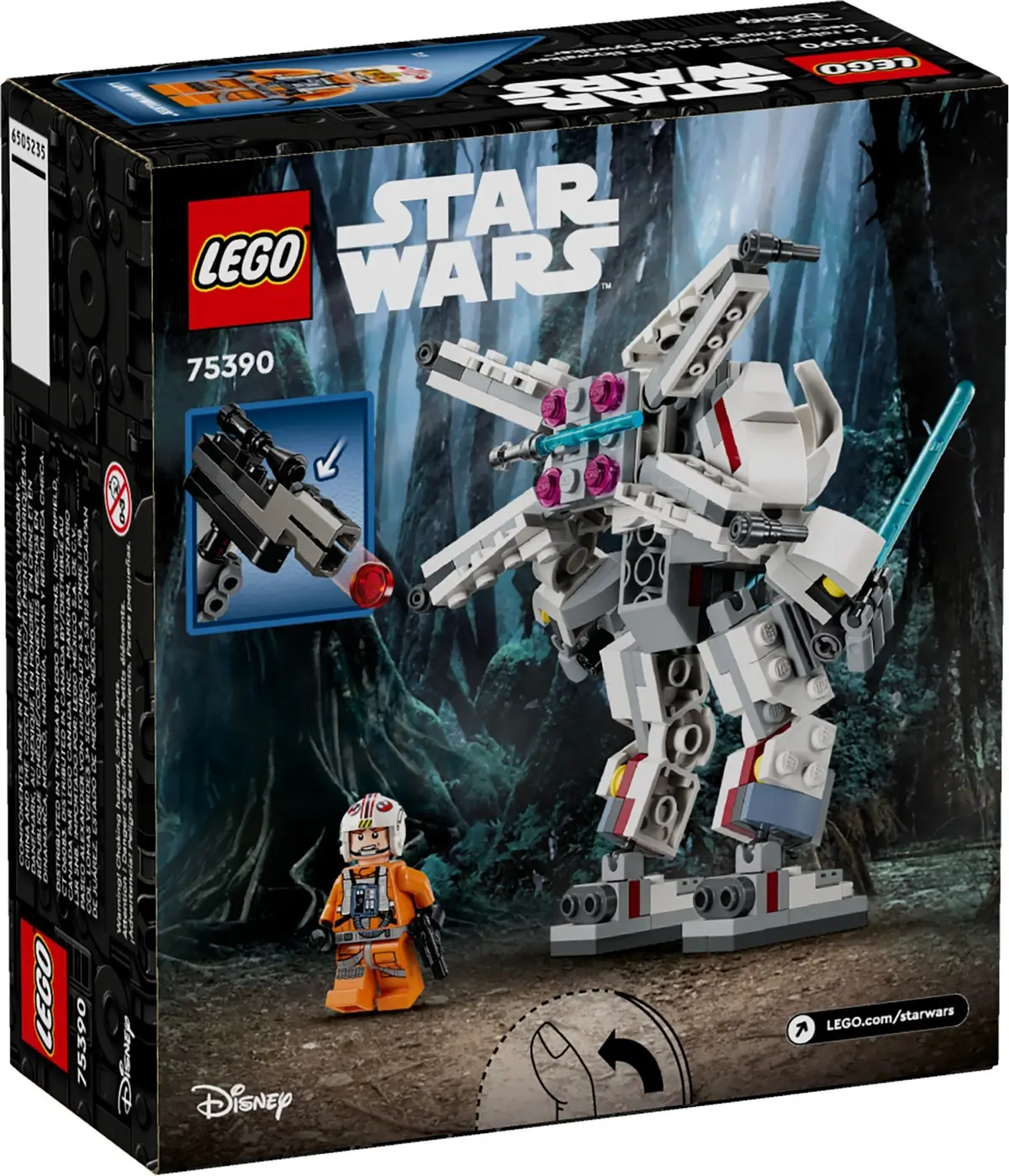 LEGO Star Wars 75390 Luke Skywalker X-wing Mech set, image 4