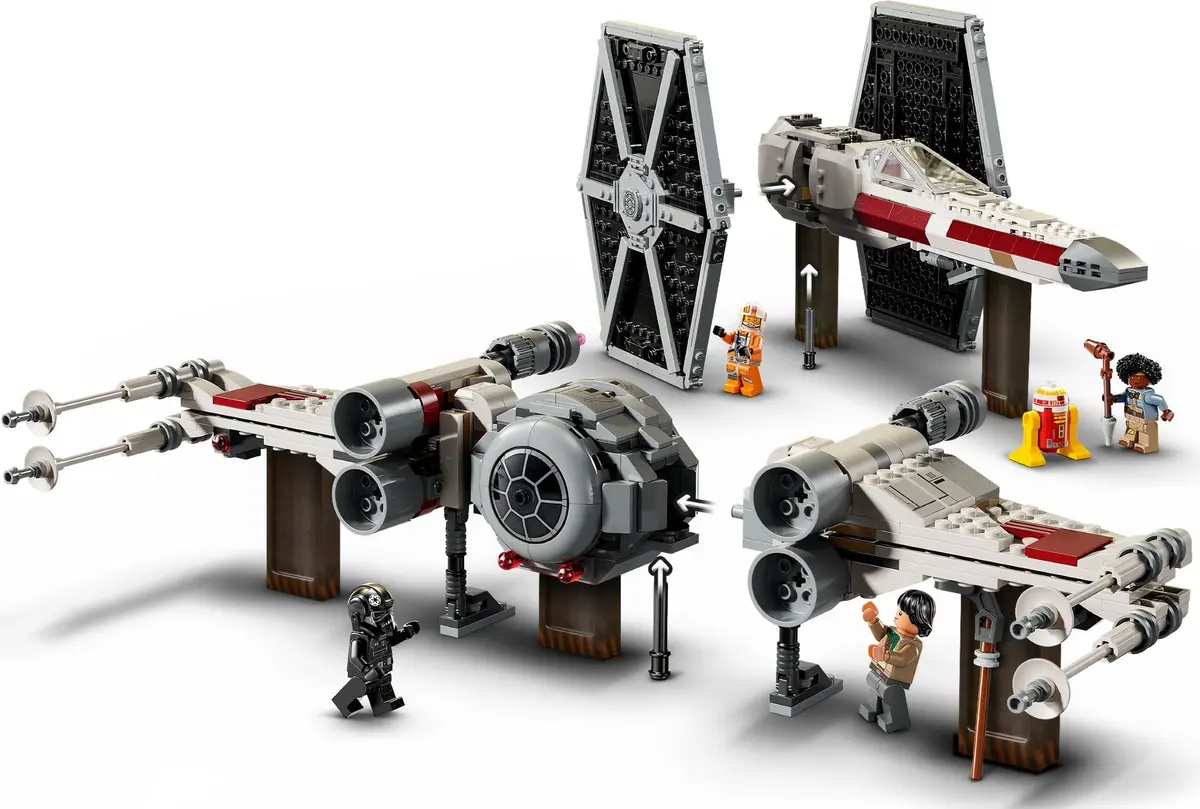 LEGO Star Wars 75393 TIE Fighter & X-wing Mash-up set, image 11