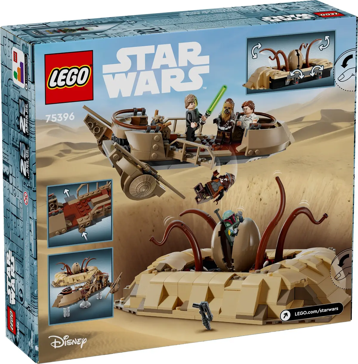 LEGO Star Wars 75396 Desert Skiff & Sarlacc Pit set, image 2
