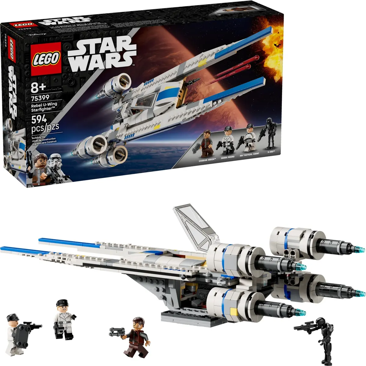 LEGO Star Wars 75399 Rebel U-wing Starfighter set, image 3