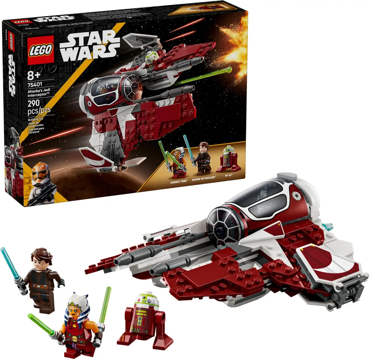 LEGO Star Wars 75401 Ahsoka's Jedi Interceptor set, image 3