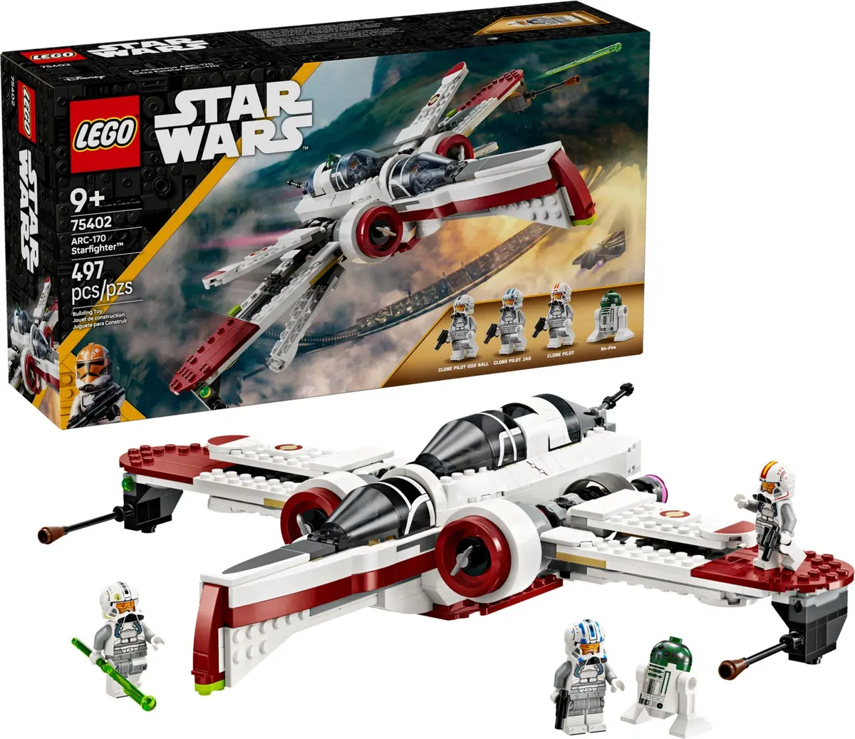 LEGO Star Wars 75402 ARC-170 Starfighter set, image 5