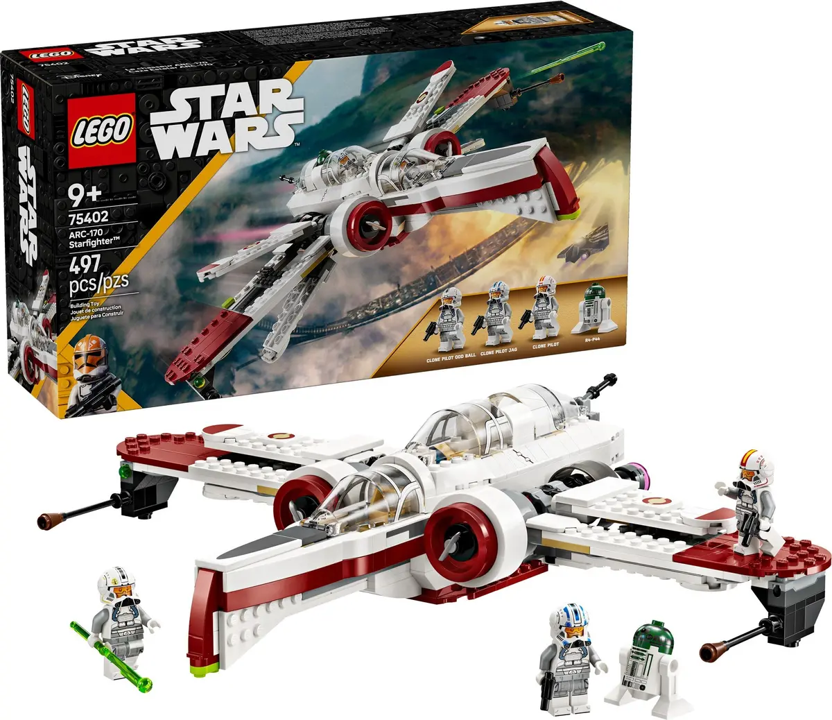 LEGO Star Wars 75402 ARC-170 Starfighter set, image 4
