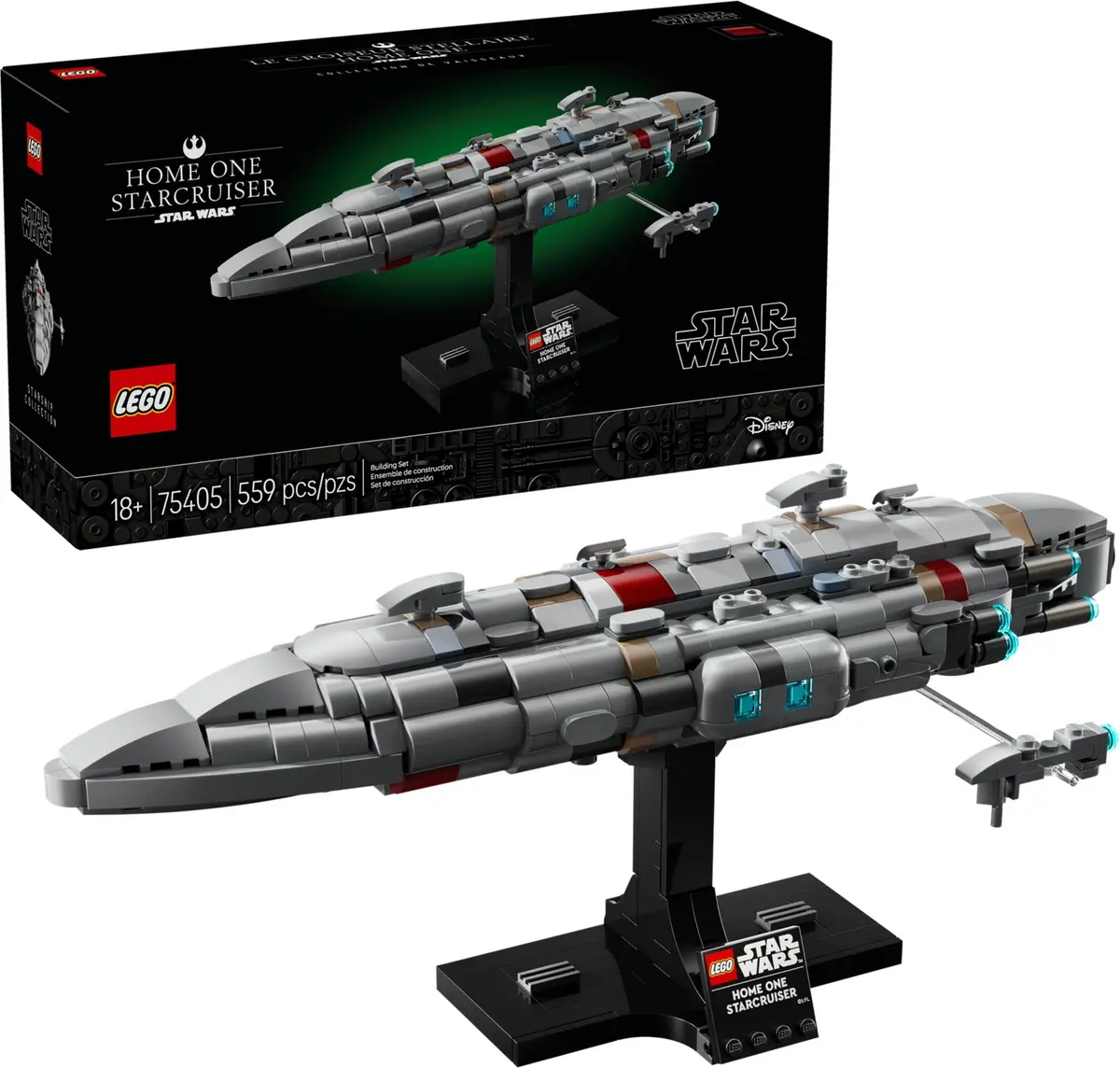 LEGO Star Wars 75405 Home One Starcruiser set, image 3