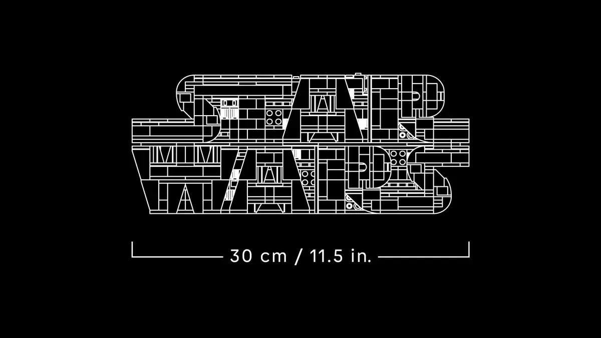 LEGO Star Wars 75407 Brick-Built Star Wars Logo set, image 10