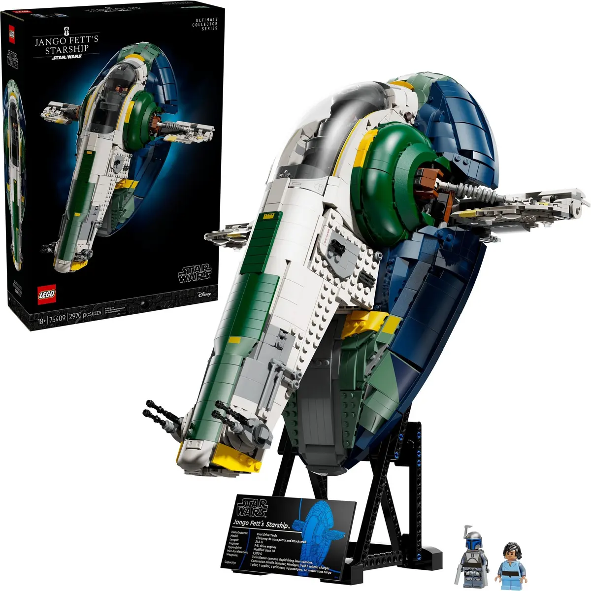 LEGO Star Wars 75409 Jango Fett's Starship set, image 3