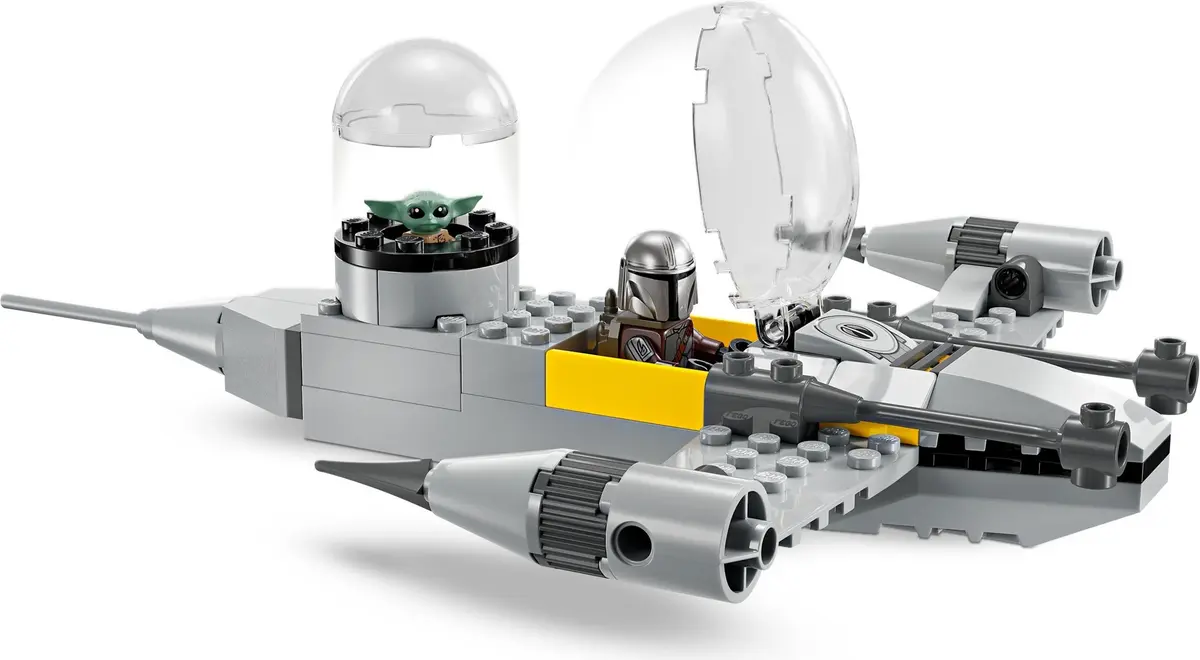 LEGO Star Wars 75410 Mando and Grogu's N-1 Starfighter set, image 10