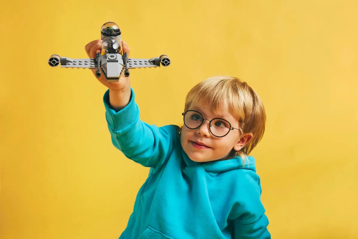 LEGO Star Wars 75410 Mando and Grogu's N-1 Starfighter set, image 4