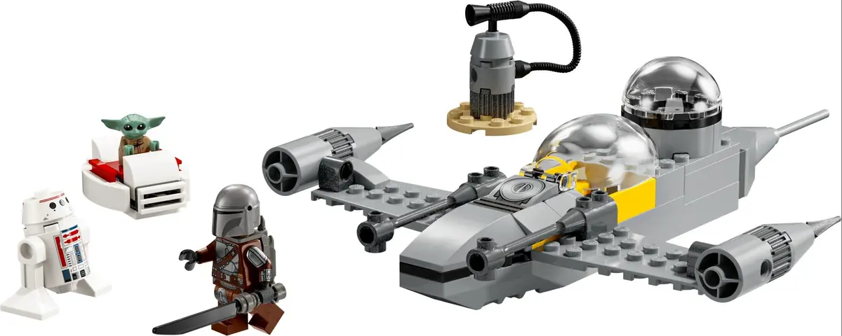 LEGO Star Wars 75410 Mando and Grogu's N-1 Starfighter set