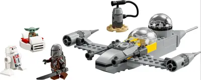 LEGO Star Wars 75410 Mando and Grogu's N-1 Starfighter set