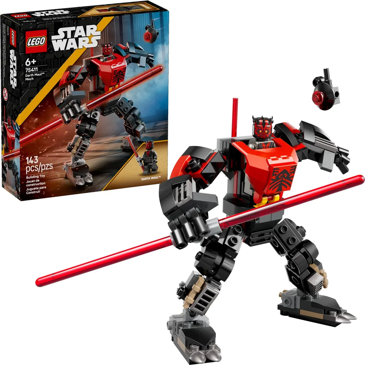 LEGO Star Wars 75411 Darth Maul Mech set, image 3