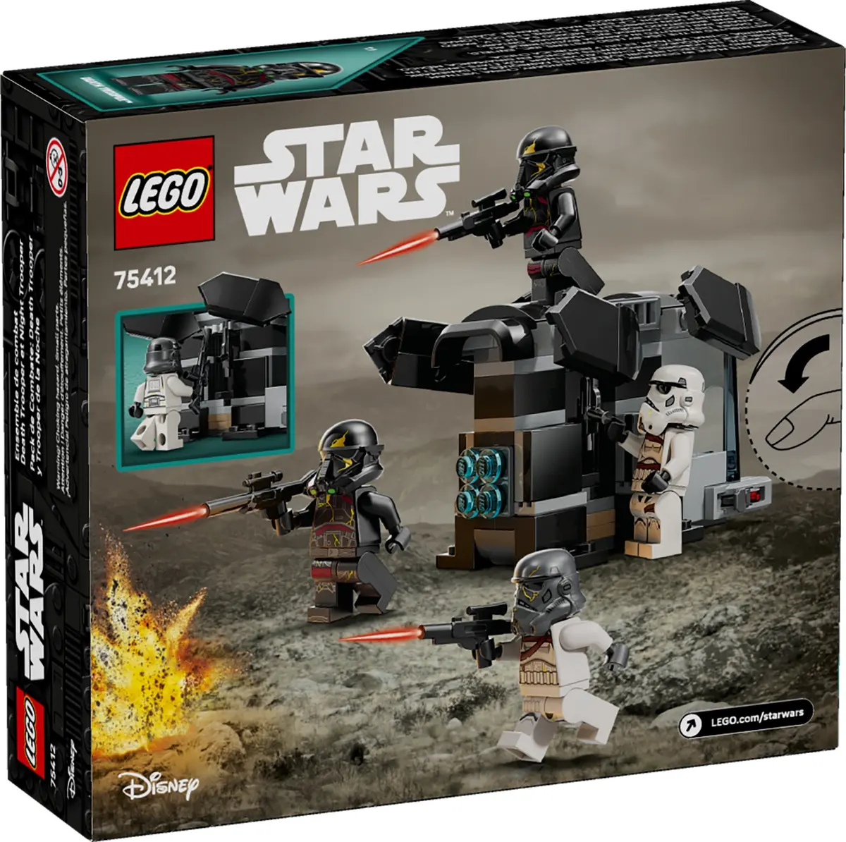 LEGO Star Wars 75412 Death Trooper & Night Trooper Battle Pack set, image 2