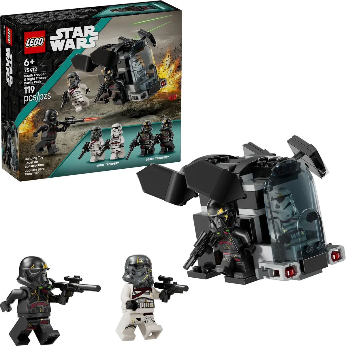 LEGO Star Wars 75412 Death Trooper & Night Trooper Battle Pack set, image 3