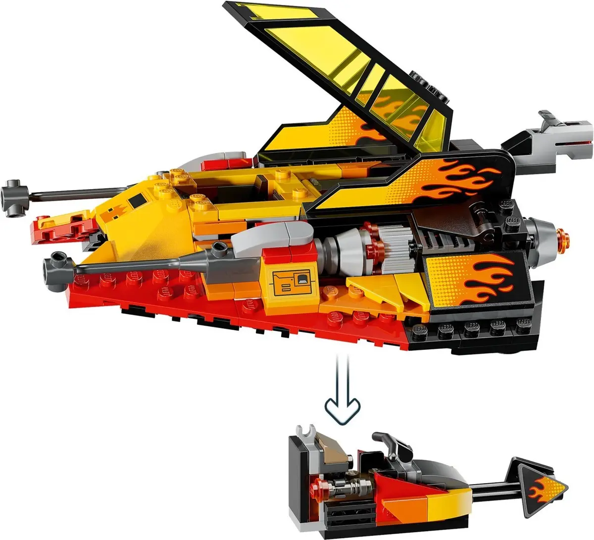 LEGO Star Wars 75414 The Force Burner Snowspeeder set, image 11
