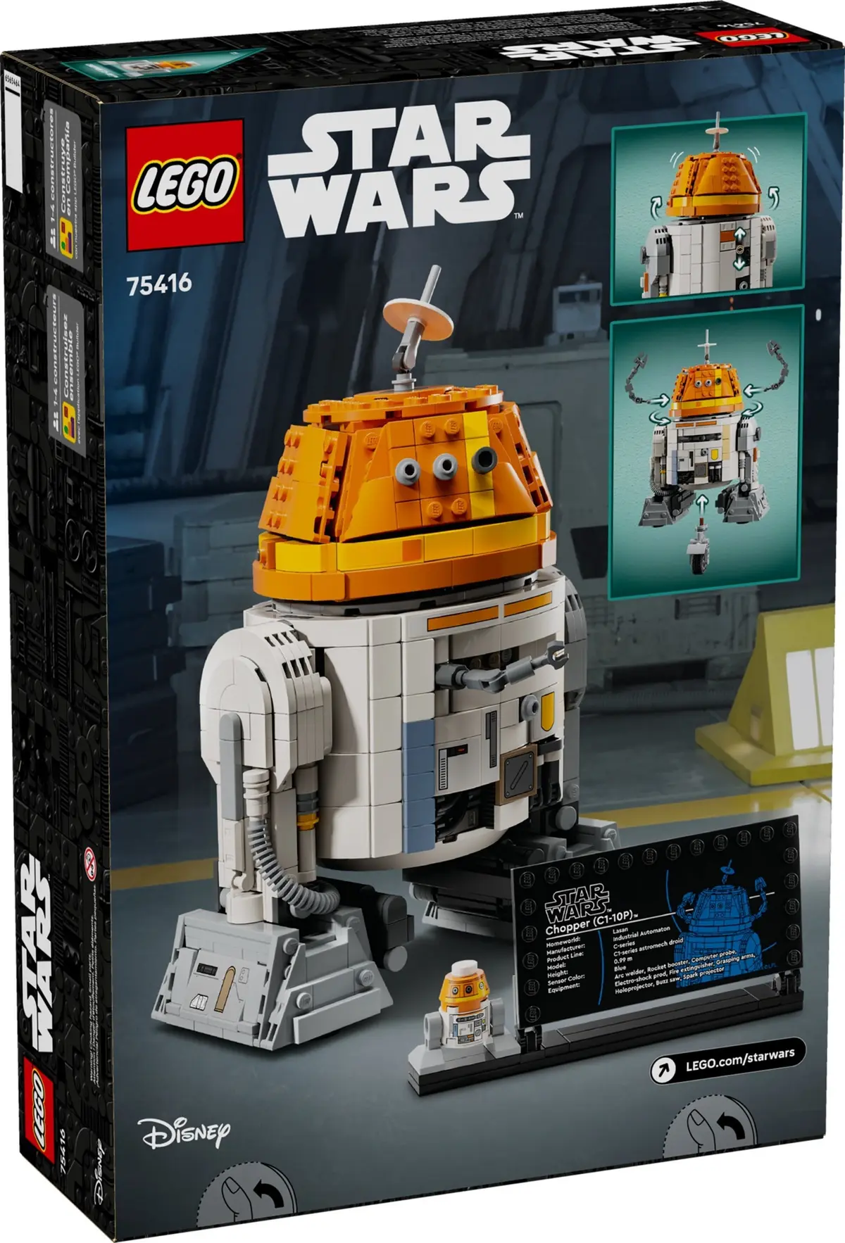 LEGO Star Wars 75416 Chopper (C1-10P) set, image 2