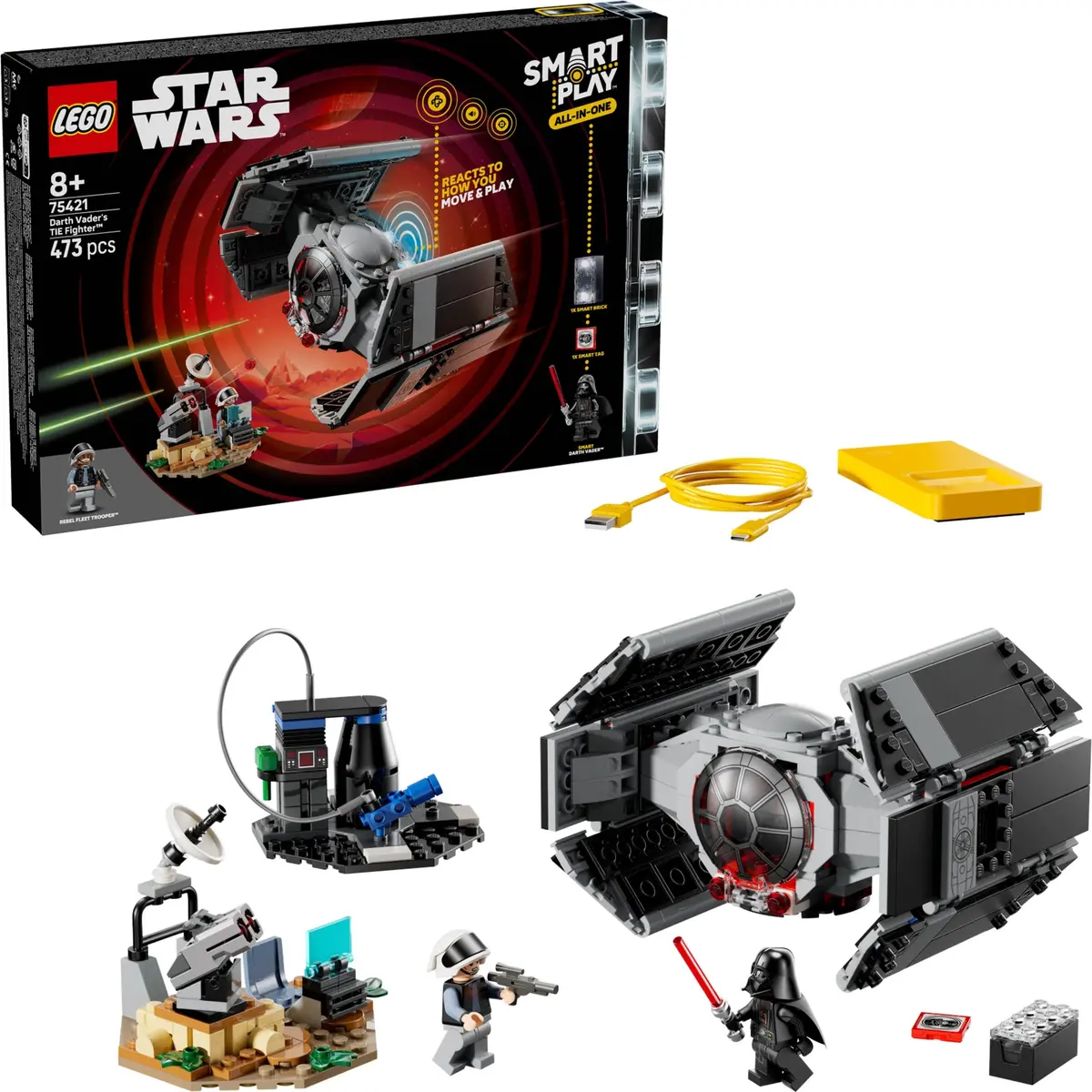 LEGO Star Wars 75421 Darth Vader's TIE Fighter set, image 3