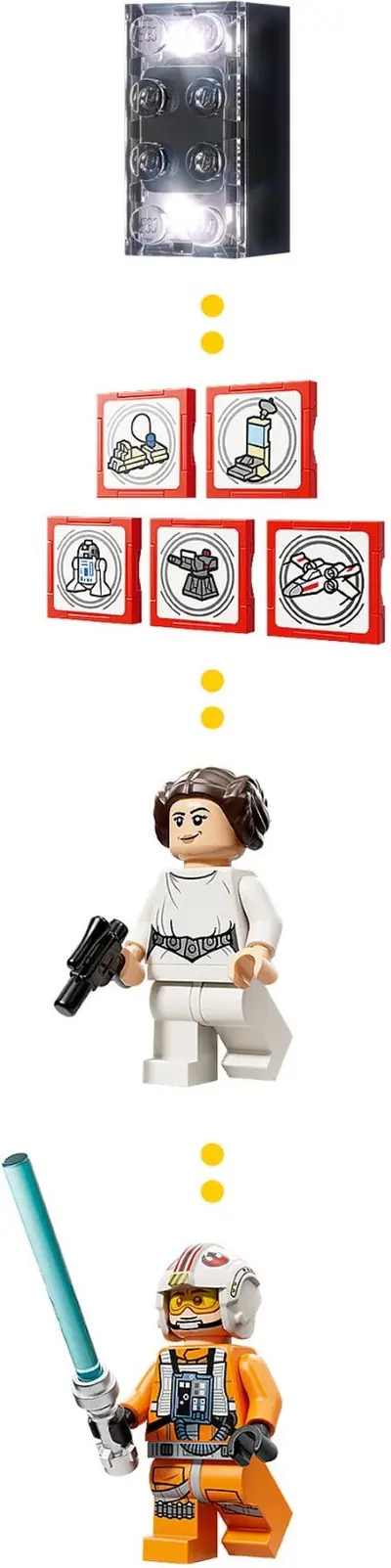 LEGO Star Wars 75423 Luke's Red Five X-wing set, image 14