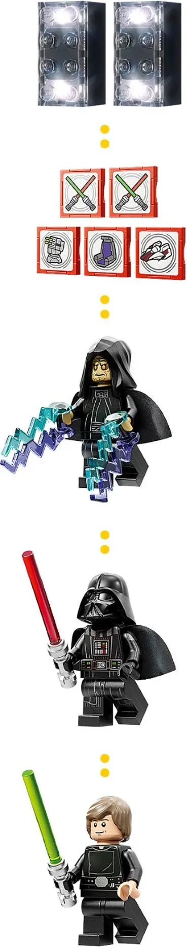 LEGO Star Wars 75427 Throne Room Duel & A-wing set, image 13