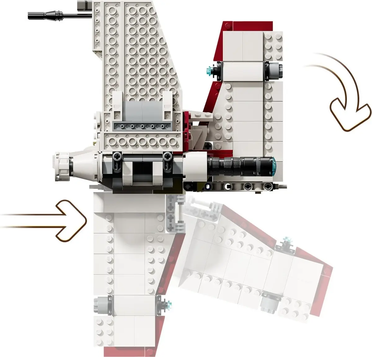 LEGO Star Wars 75432 V-19 Torrent Starfighter set, image 12