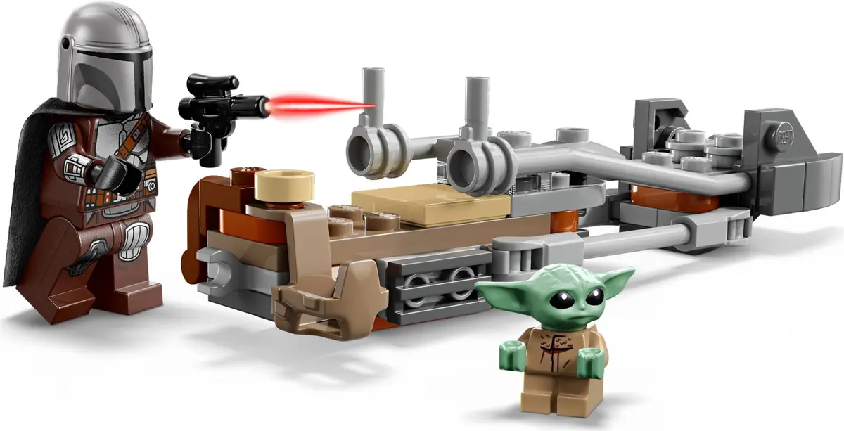 LEGO Star Wars 75436 The Mandalorian & Grogu's Speeder Bike set, image 10