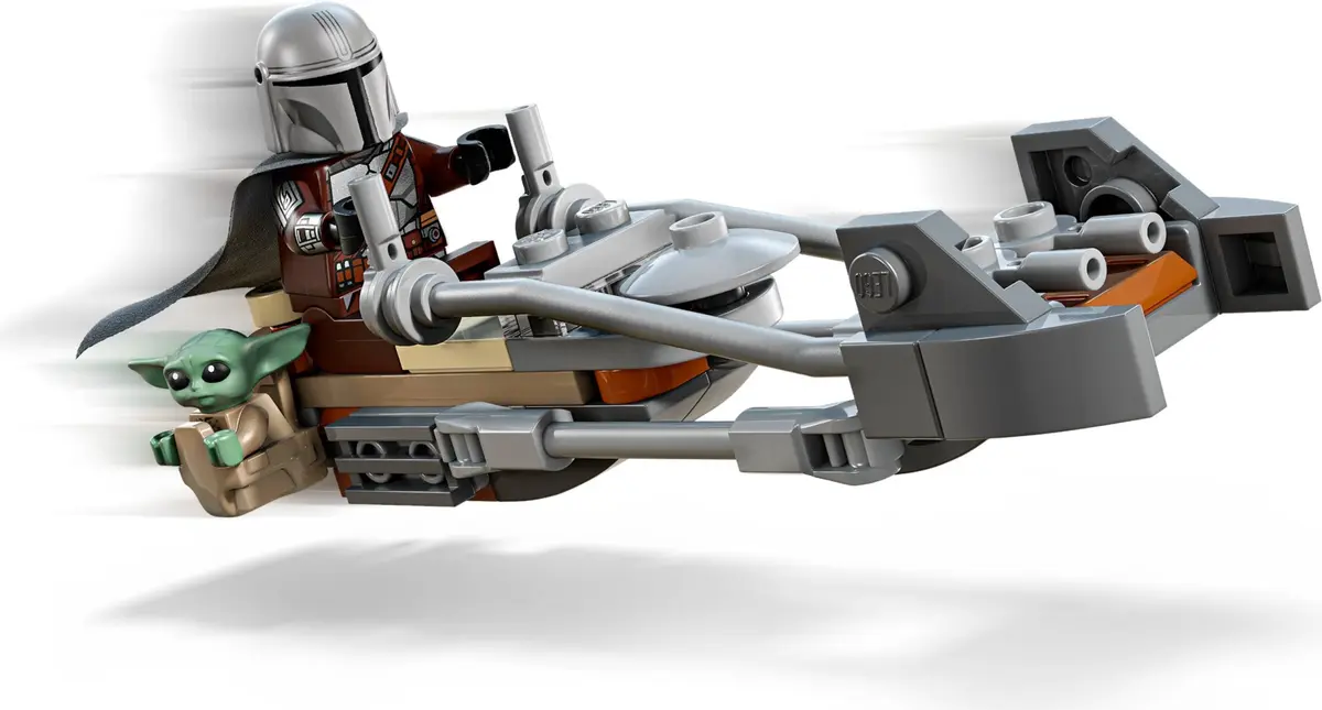 LEGO Star Wars 75436 The Mandalorian & Grogu's Speeder Bike set, image 8