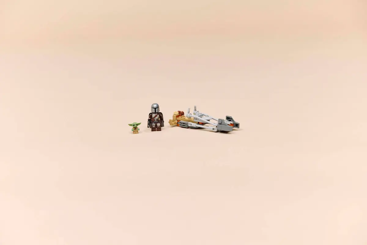 LEGO Star Wars 75436 The Mandalorian & Grogu's Speeder Bike set, image 7