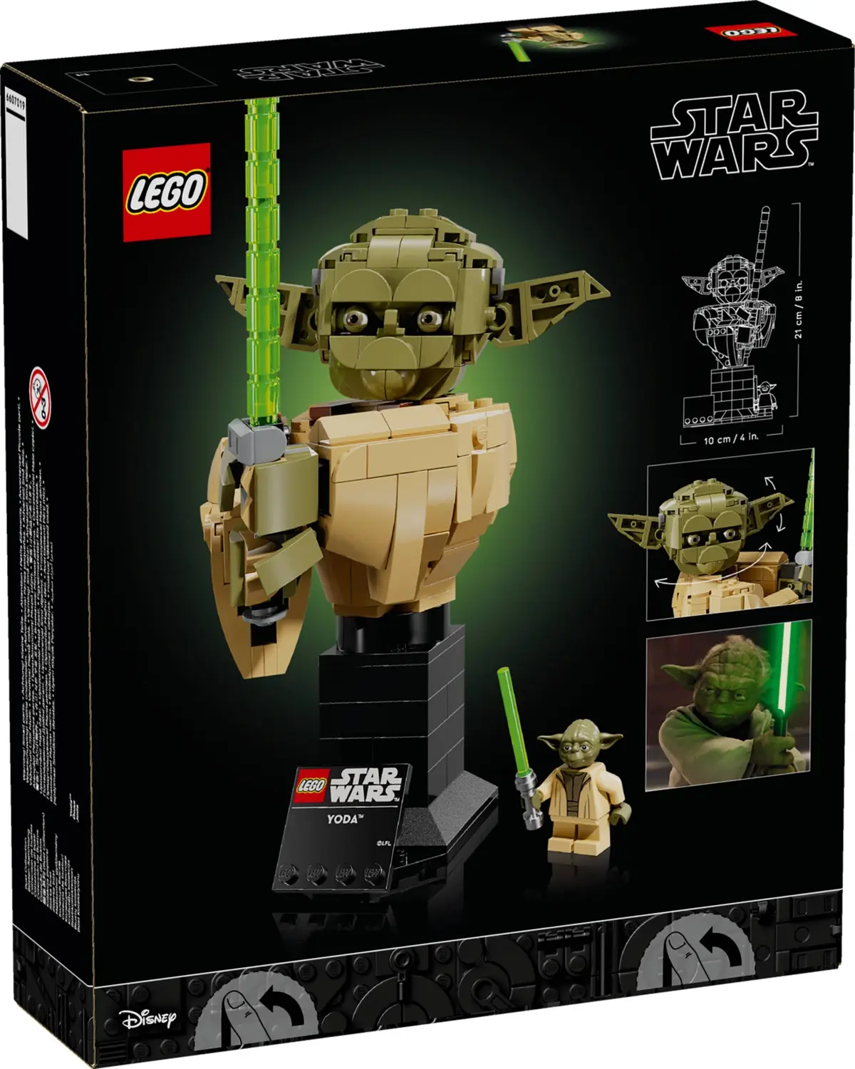 LEGO Star Wars 75438 Yoda Bust set, image 3