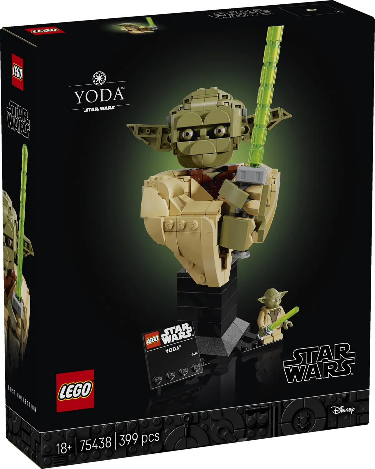 LEGO Star Wars 75438 Yoda Bust set, image 2