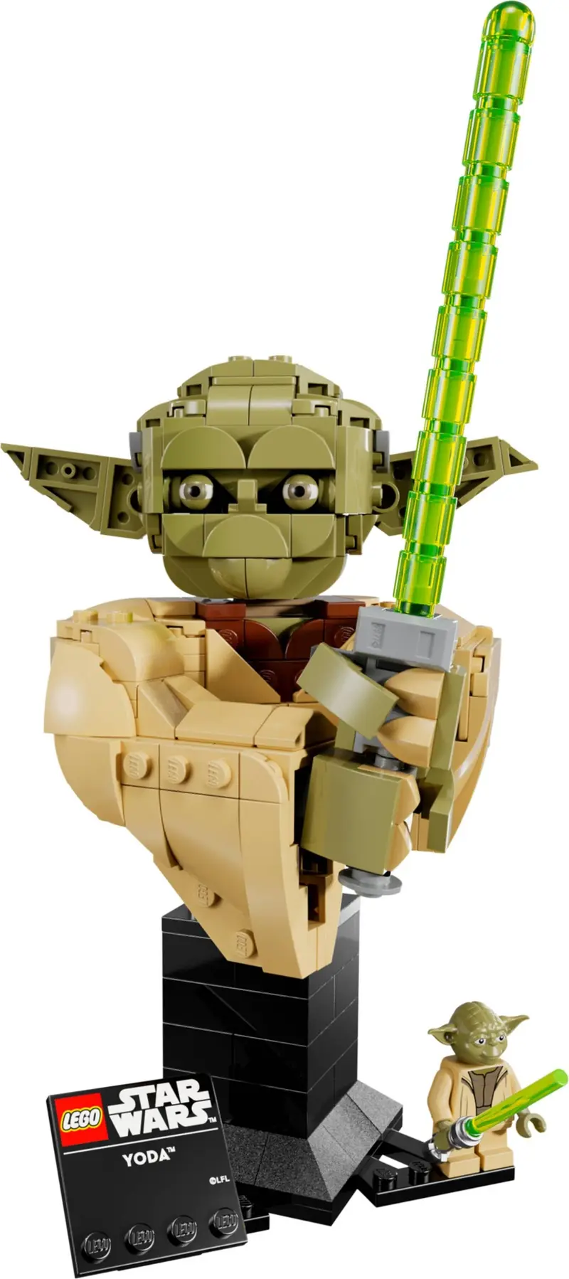 LEGO Star Wars 75438 Yoda Bust set