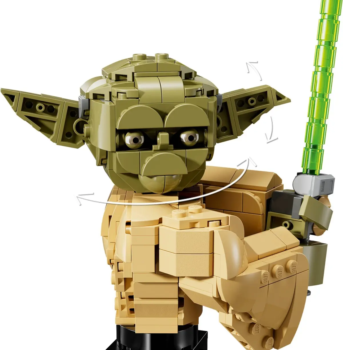 LEGO Star Wars 75438 Yoda Bust set, image 14