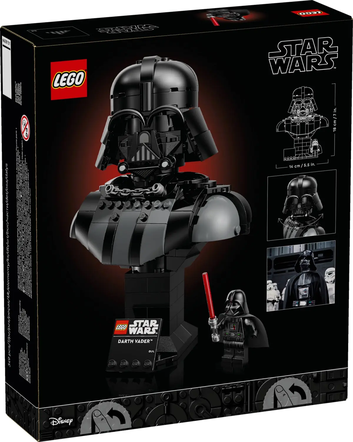 LEGO Star Wars 75439 Darth Vader Bust set, image 3