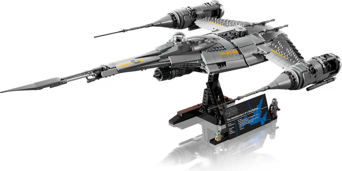 LEGO Star Wars 75442 The Mandalorian's N-1 Starfighter set, image 14