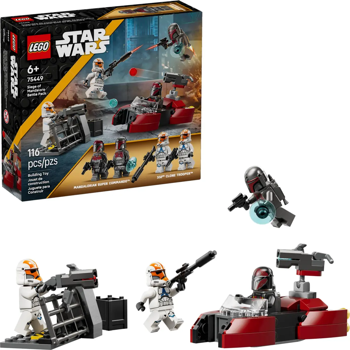 LEGO Star Wars 75449 Siege of Mandalore Battle Pack set, image 3