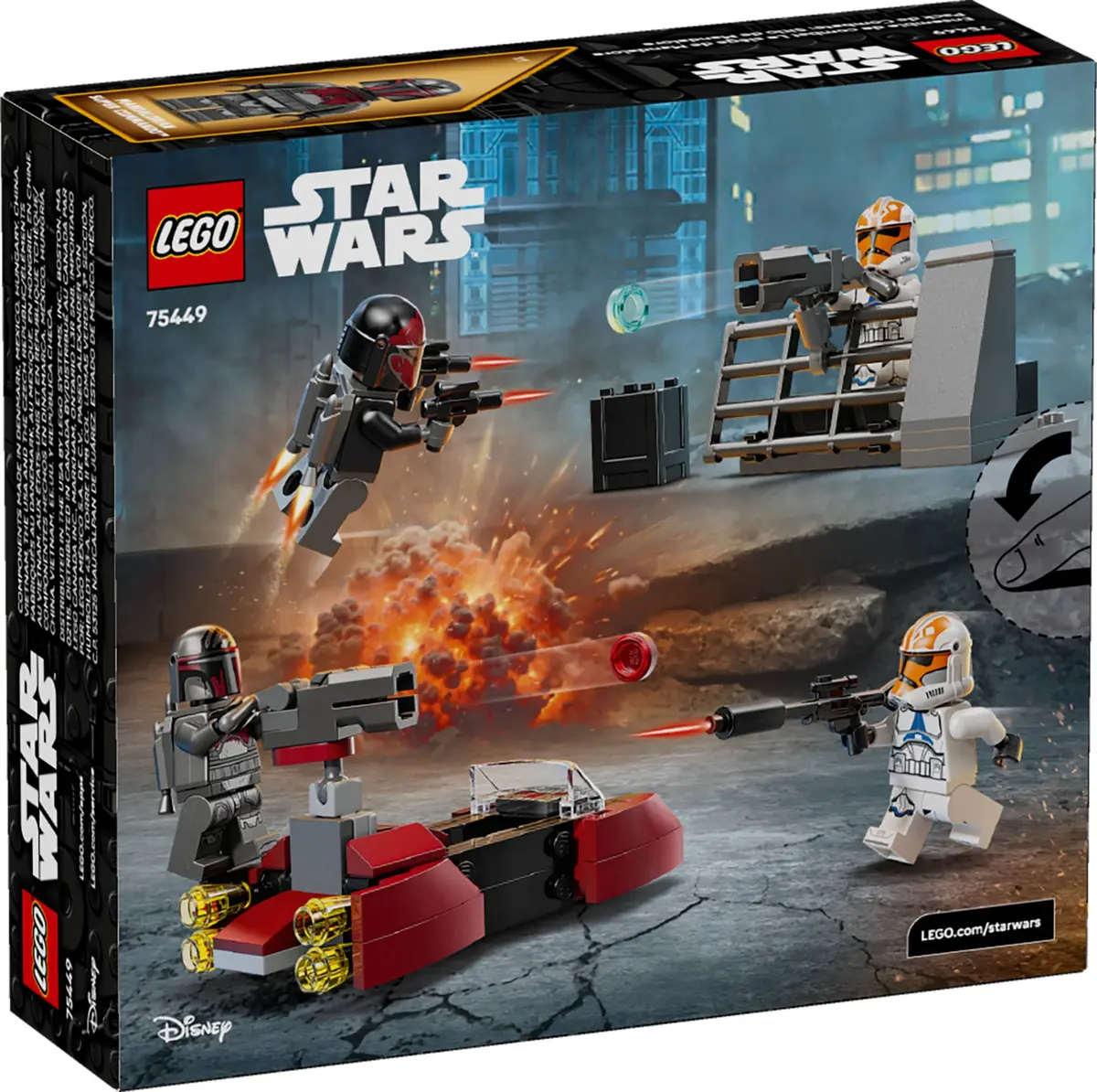 LEGO Star Wars 75449 Siege of Mandalore Battle Pack set, image 2