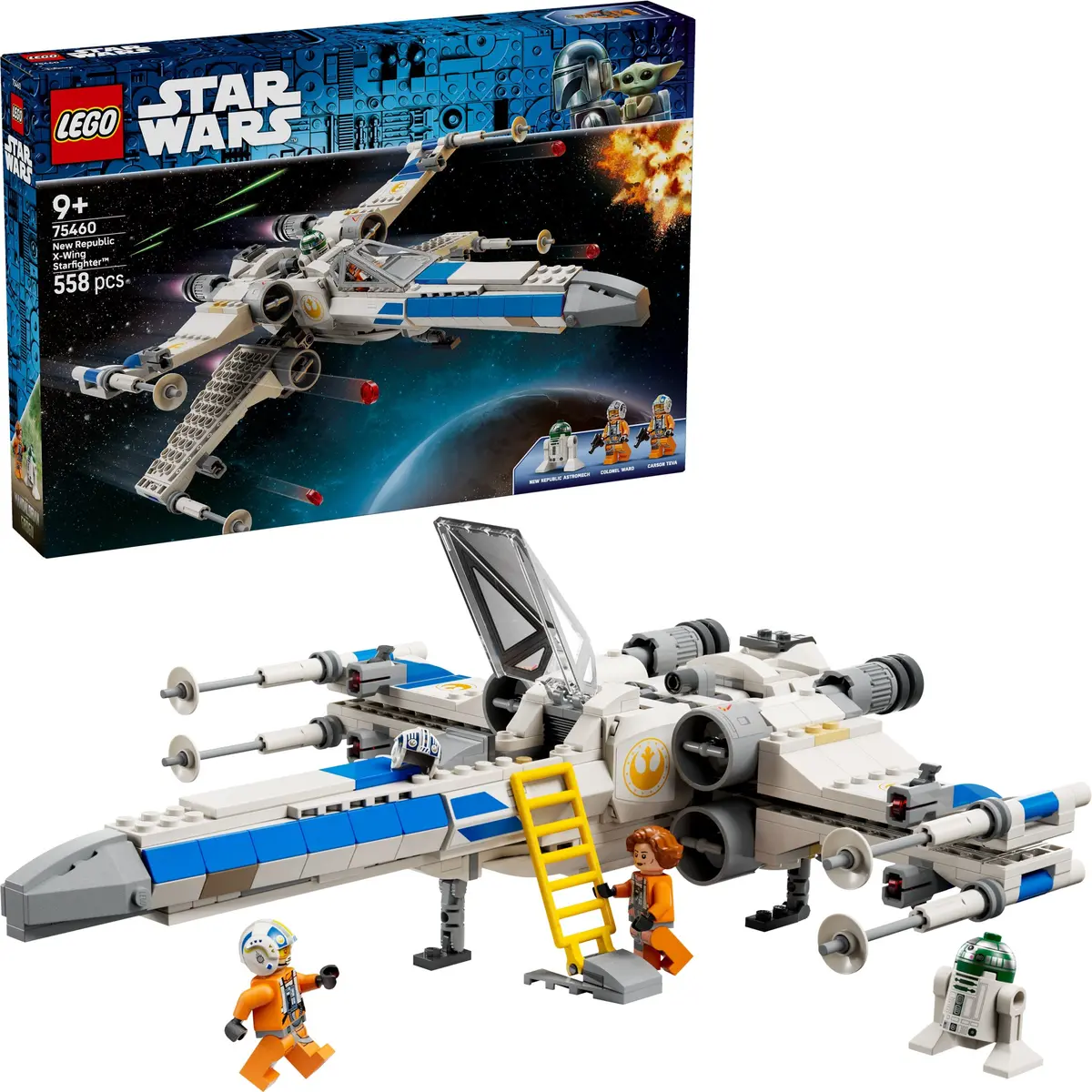 LEGO Star Wars 75460 New Republic X-wing Starfighter set, image 4