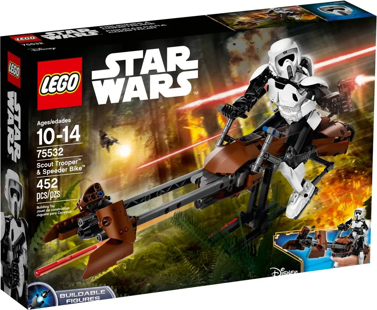 LEGO Star Wars 75532 Scout Trooper & Speeder Bike set, image 2