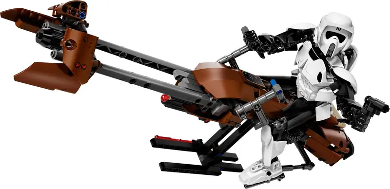 LEGO Star Wars 75532 Scout Trooper & Speeder Bike set