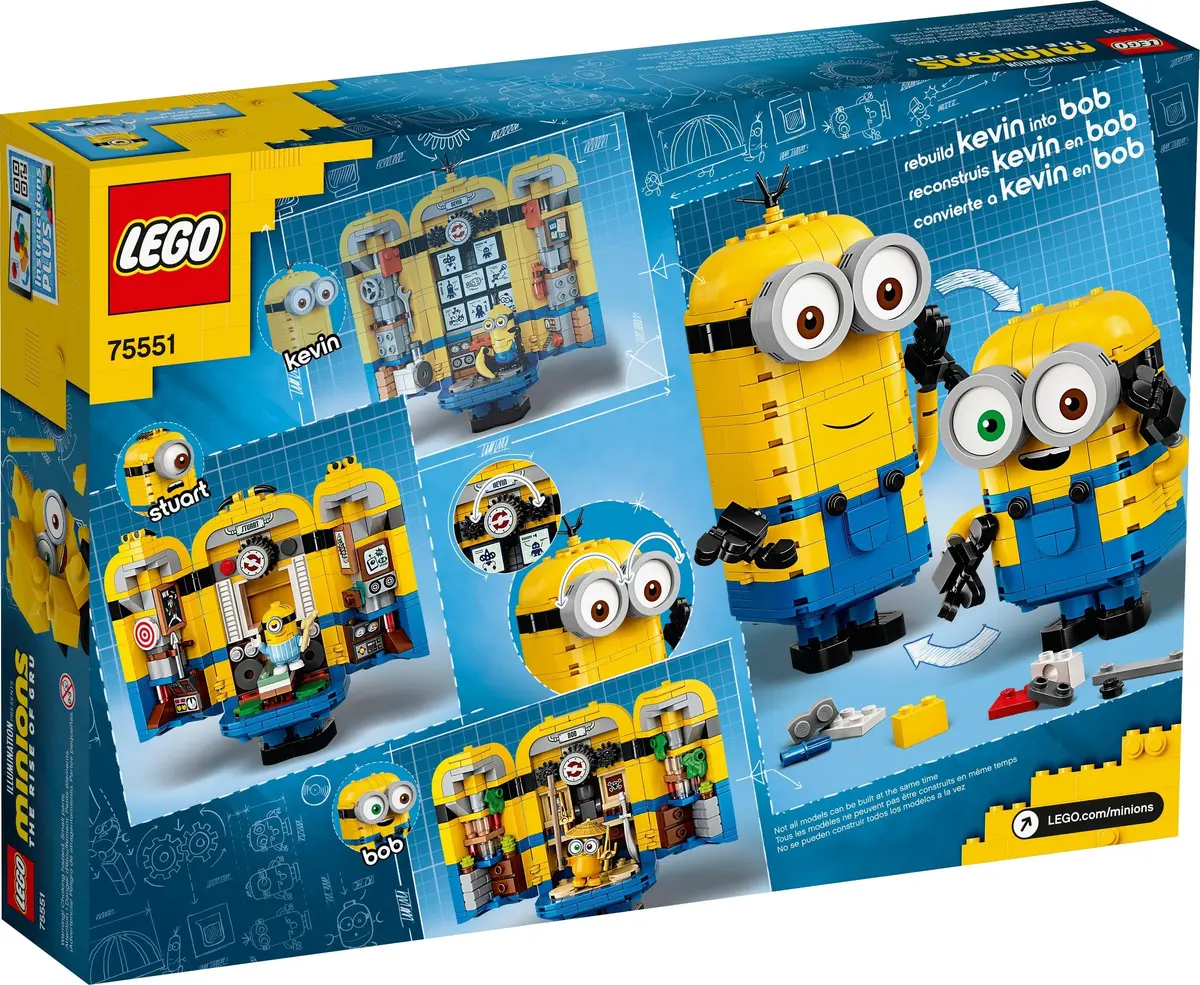 LEGO Despicable Me 75551 Brick-built Minions and their Lair set, image 13