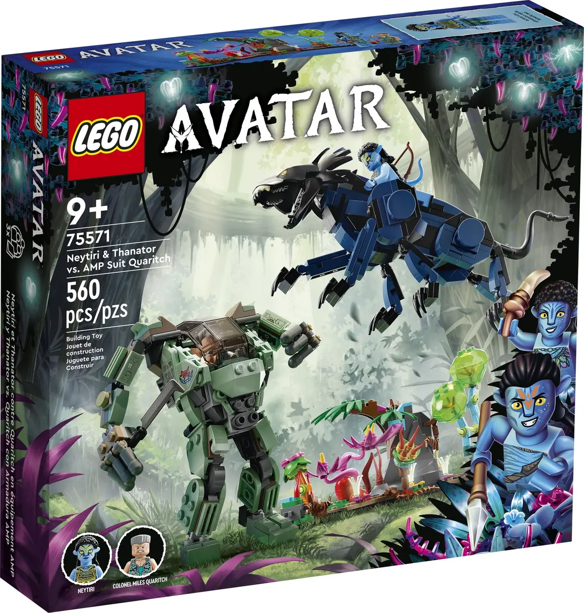LEGO Avatar 75571 Neytiri & Thanator vs. AMP Suit Quaritch set, image 2